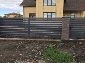 Забор жалюзи 72 метра фото в Загорянском