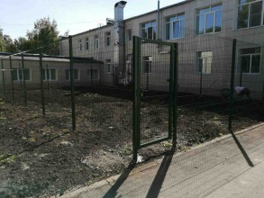 3D заборы для школы 15 метров фото в Загорянском